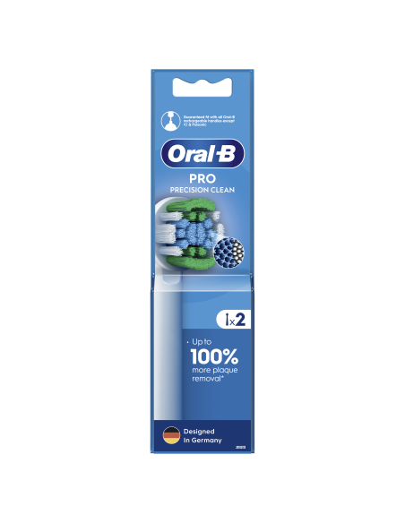 Oral-B EB20-2 Precision Clean Pro Dantų Šepetėlio Galvutės, 2 vnt.