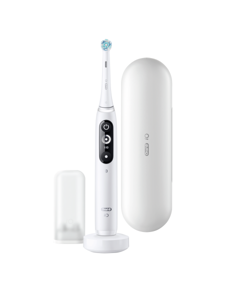 iOM7.1A1.1BD Oral-B iO7 Elektrinis Dantų Šepetėlis White Alabaster