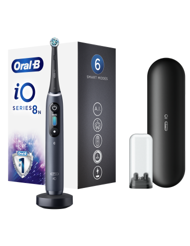 iOM8.1B2.2BD Oral-B iO8 Elektrinis Dantų Šepetėlis Black Onyx