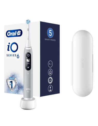 iOM6.1A6.1K Oral-B iO6 Elektrinis Dantų Šepetėlis Grey Opal