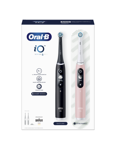 iOM6d.2J6 Oral-B iO6 Duo Pack Elektriskā Zobu...