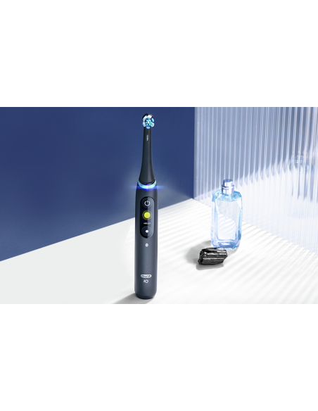iOM6d.2J6 Oral-B iO6 Duo Pack Elektriskā Zobu Birste Black + Pink Sand Extra Handle