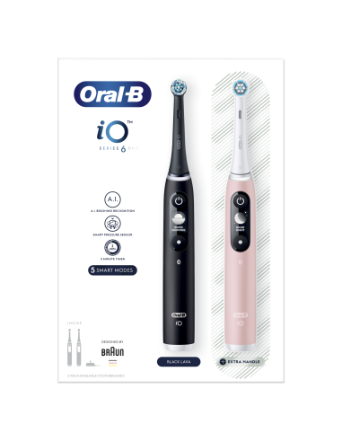 iOM6d.2J6 Oral-B iO6 Duo Pack Elektriskā Zobu...