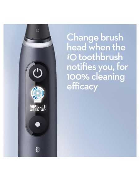 iOM8d.2H2.2BD Oral-B iO8 Elektrinis Dantų Šepetėlis Duo Black/White