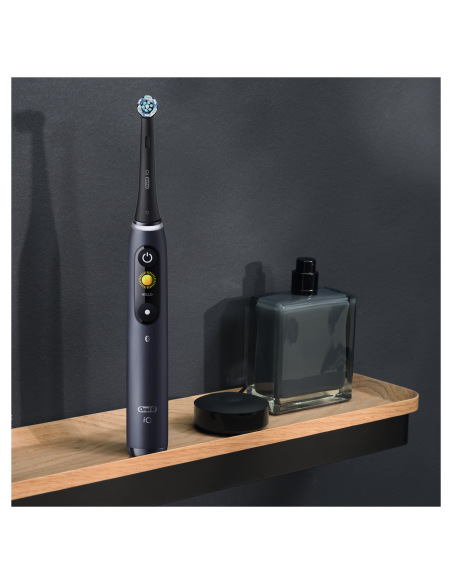 iOM8d.2H2.2BD Oral-B iO8 Elektrinis Dantų Šepetėlis Duo Black/White