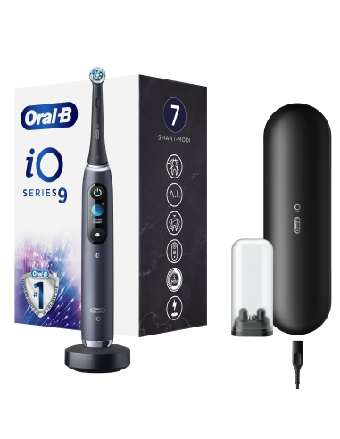 iOM9.1B2.2AD Oral-B iO9 Elektrinis Dantų Šepetėlis Black Onyx