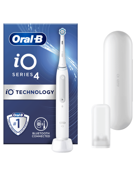 iOG4.1A6.1DK Oral-B iO4 Elektrinis Dantų Šepetėlis Quite White