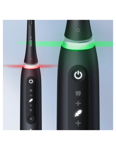 iOG5d.2J6.2K Oral-B iO5 Elektrinis Dantų Šepetėlis Duo Pack Matt Black+Quite White