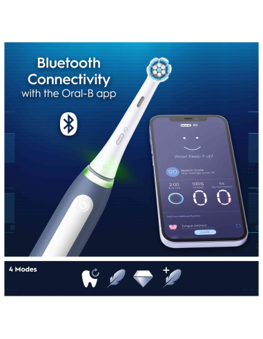 iO My Way Ocean Blue Elektrinis Dantų Šepetėlis...