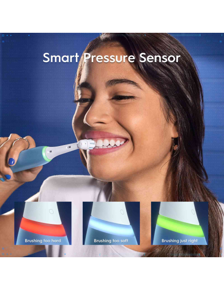 iO My Way Ocean Blue Elektrinis Dantų Šepetėlis + Speciality Brush Head