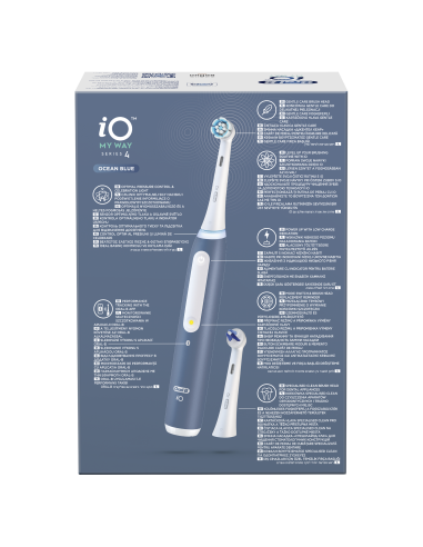 iO My Way Ocean Blue Elektrinis Dantų Šepetėlis...