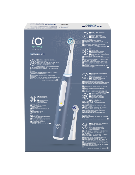 iO My Way Ocean Blue Elektrinis Dantų Šepetėlis + Speciality Brush Head