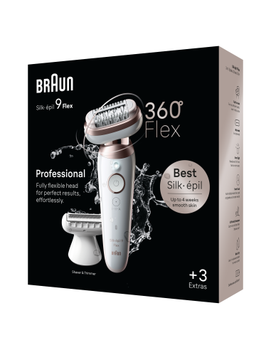 SES9-030 3D Braun Silk•épil 9 Flex Epilators