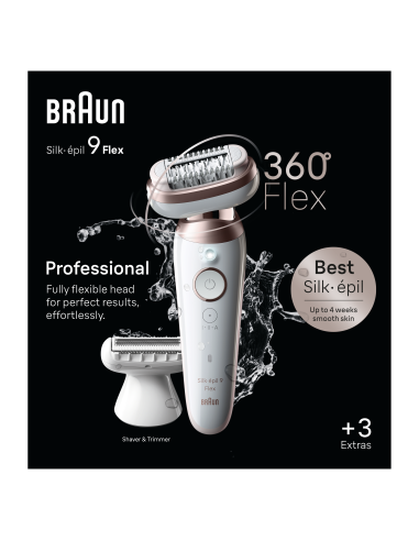 SES9-030 3D Braun Silk•épil 9 Flex Epilators