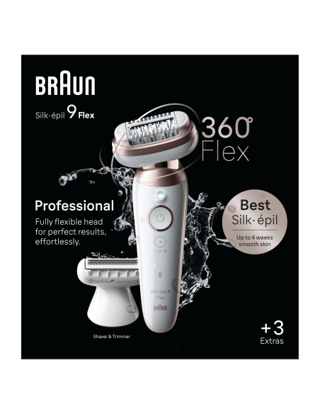 SES9-030 3D Braun Silk•épil 9 Flex Epilators