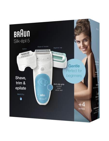 SES5610 Epilators Silk•épil® 5 SensoSmart Wet & Dry
