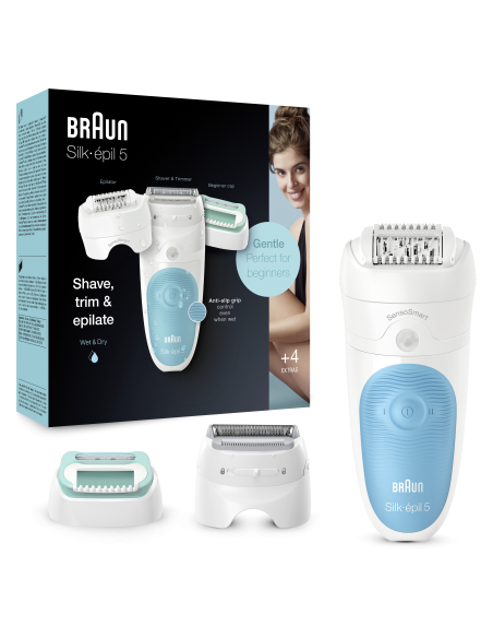 SES5610 Epilators Silk•épil® 5 SensoSmart Wet & Dry