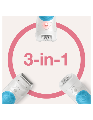 SES5610 Epilators Silk•épil® 5 SensoSmart Wet &...