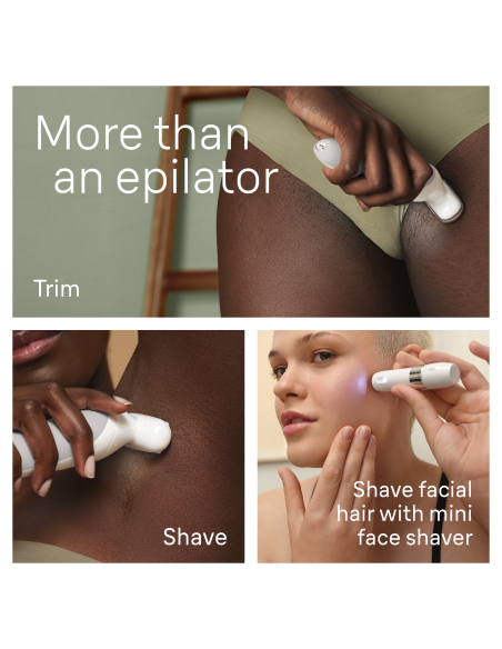 SES9-341 Braun Silk•épil 9 Epilators + FS1000 Miniskuveklis FACE
