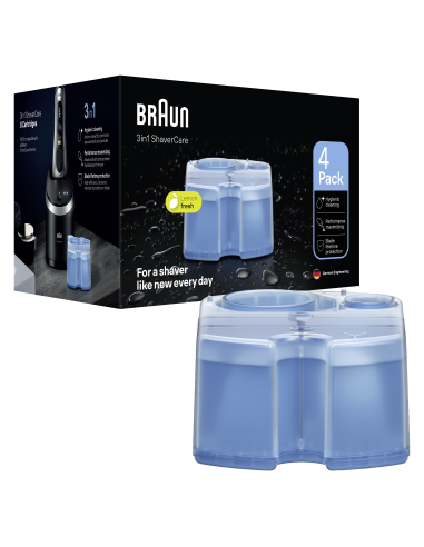 CCR4 Braun Tīrīšanas Līdzeklis Skuvekļiem, 4 gab