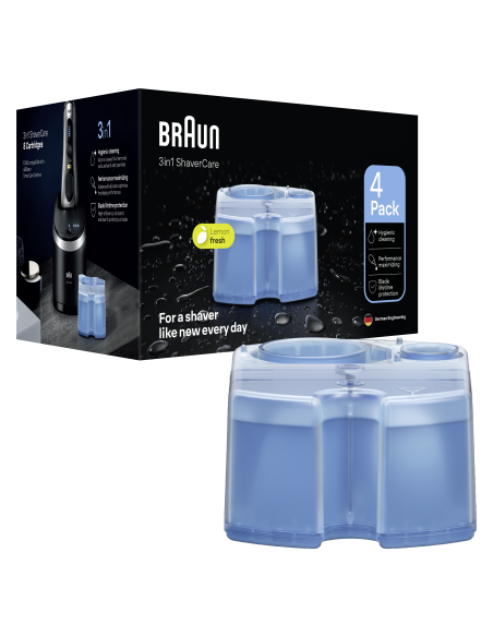 CCR4 Braun Tīrīšanas Līdzeklis Skuvekļiem, 4 gab