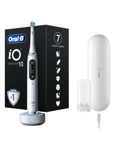 iOM10.1A3.1AD Oral-B iO10 Elektrinis Dantų Šepetėlis Stardust White