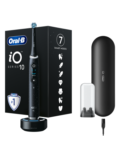 iOM10.1B4.2AD Oral-B iO10 Elektriskā Zobu Birste Cosmic Black