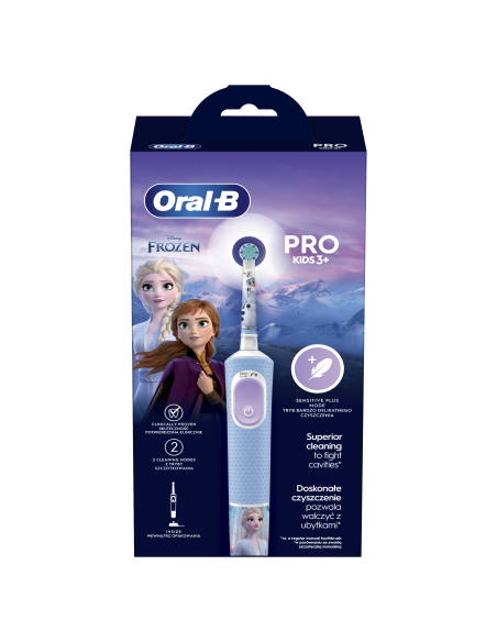 D103.413.2K Vitality PRO Kids Elektrinis Dantų Šepetėlis 3+ Frozen