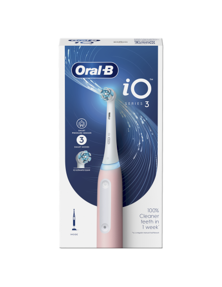 iOG3.1A6.0 Oral-B iO3 Elektriskā Zobu Birste Blush Pink