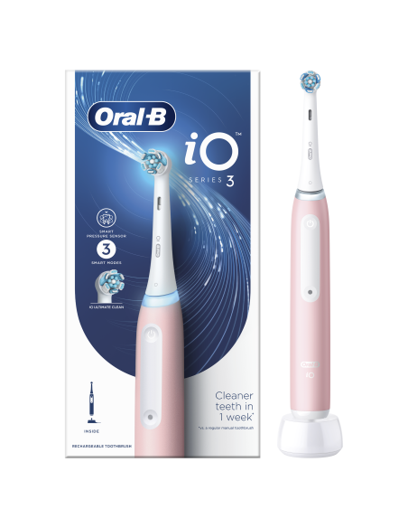 iOG3.1A6.0 Oral-B iO3 Elektriskā Zobu Birste Blush Pink