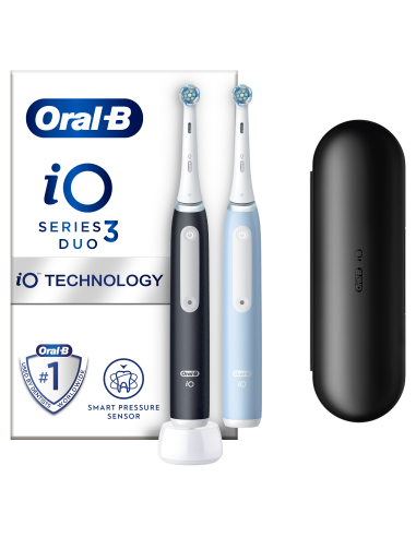 iOG3d.2i6.2K Oral-B iO3 Elektriline Hambahari Matt Black/Ice Blue Duo Pack Edition