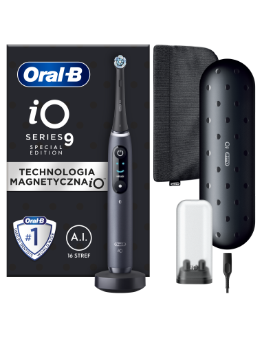 IOM9.1B2.2ADH Oral-B iO9 Elektrinis Dantų Šepetėlis Black Special Edition