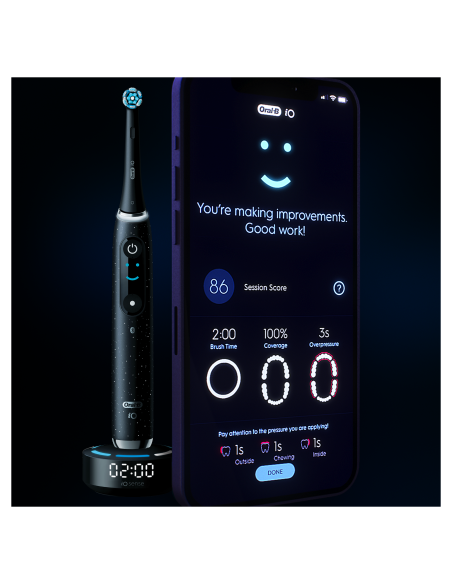 iOM10.1B4.2AD Oral-B iO10 Elektrinis Dantų Šepetėlis Cosmic Black
