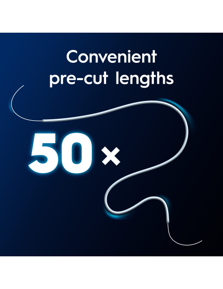 Oral-B Super Sukarpytas Dantų Siūlas, 50 vnt.