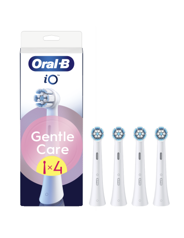 SWF-4 Oral-B GentleCare White Zobu Birstes Uzgaļi, 4 Gab