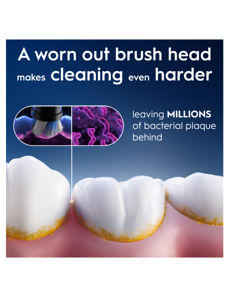 SWF-4 Oral-B GentleCare White Zobu Birstes Uzgaļi, 4 Gab