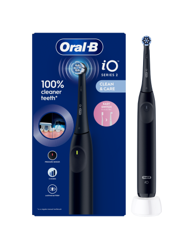 iOS2.1D9.0 Oral-B iO2 Elektriskā Zobu Birste Night Black