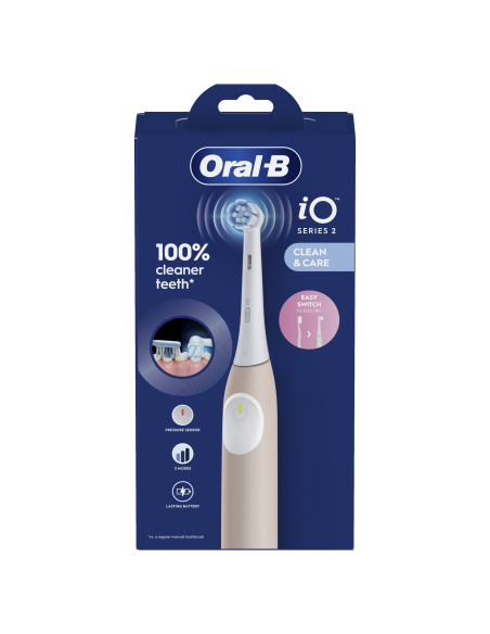 iOS2.1C9.0P Oral-B iO2 Elektrinis Dantų Šepetėlis Calm Pink