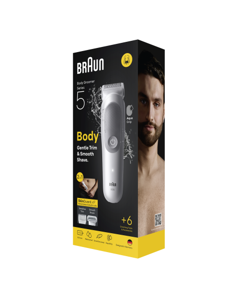 BG5550 Braun matu griešanas ierīce ķermenim 