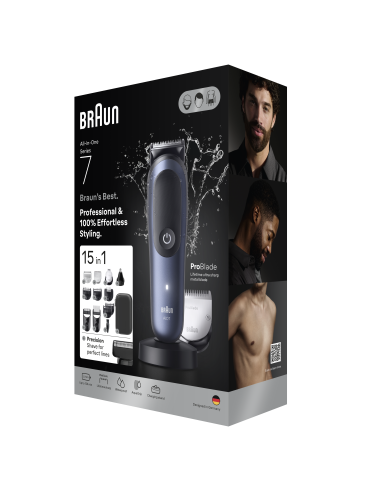 AIO7580 Braun Trimmeru Komplekts Viss Vienā 15in1 