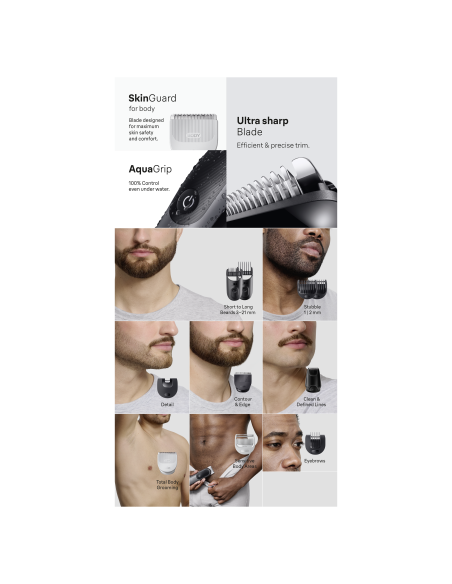 AIO5560 Braun Trimmeru Komplekts Viss Vienā 11in1 