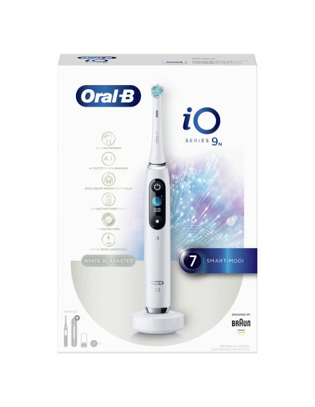 iOM9.1A1.1AD Oral-B iO9 Elektriskā Zobu Birste White Alabaster