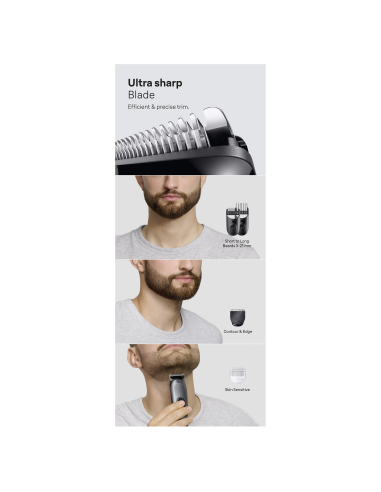 AIO3500 Braun Trimmeru Komplekts Viss Vienā 4in1 